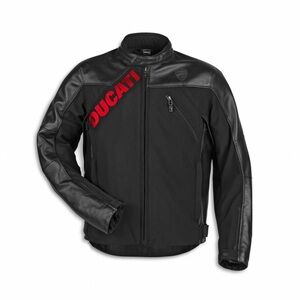 Men’s Ducati Logo C1 - Leather-fabric jacket XXL